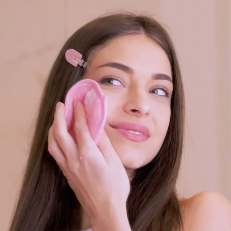 Puff desmaquillador de ojos y rostro