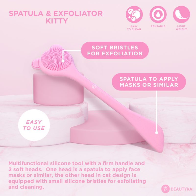 Espátula y exfoliante  - "Kitty"