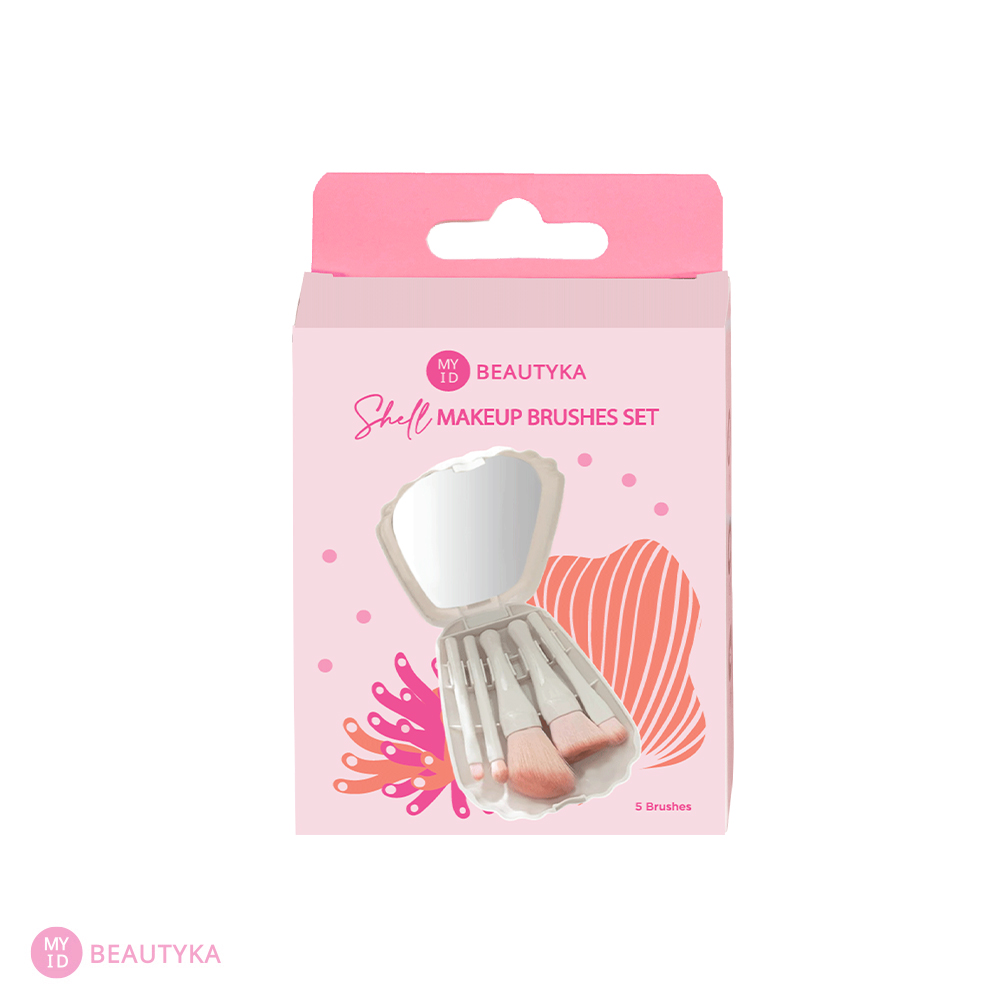 Shell Makeup Brushes Set